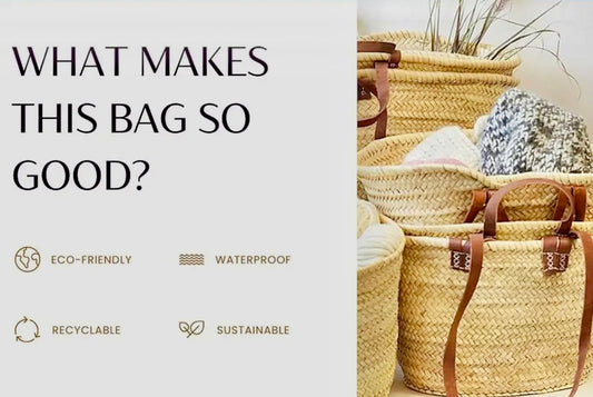 French Market Straw Tote with Two Strap Lengths