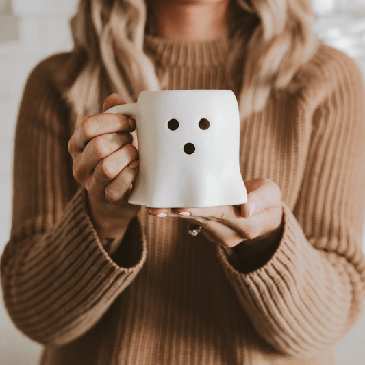 Ghost Face 12 oz Figural Coffee Mug