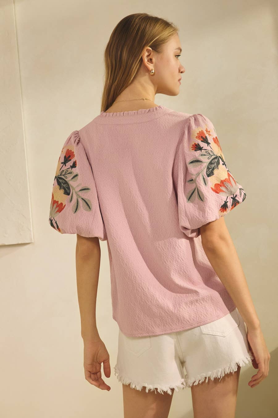 Textured Woven Top