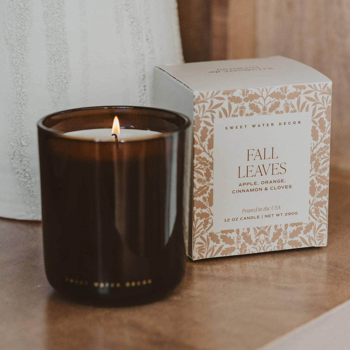 *NEW* Fall Leaves 12 oz Boxed Soy Candle - Fall Decor, Gifts