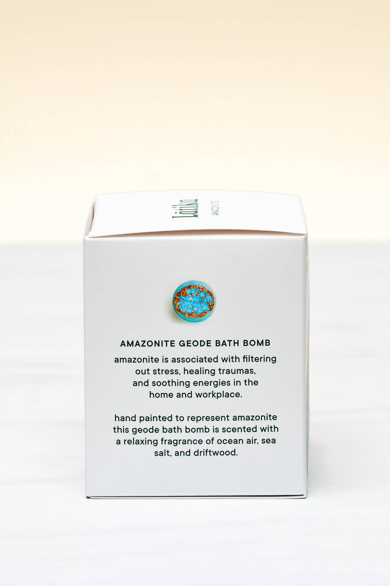 Amazonite Geode Bath Bomb – Ocean & Sea Salt Soak