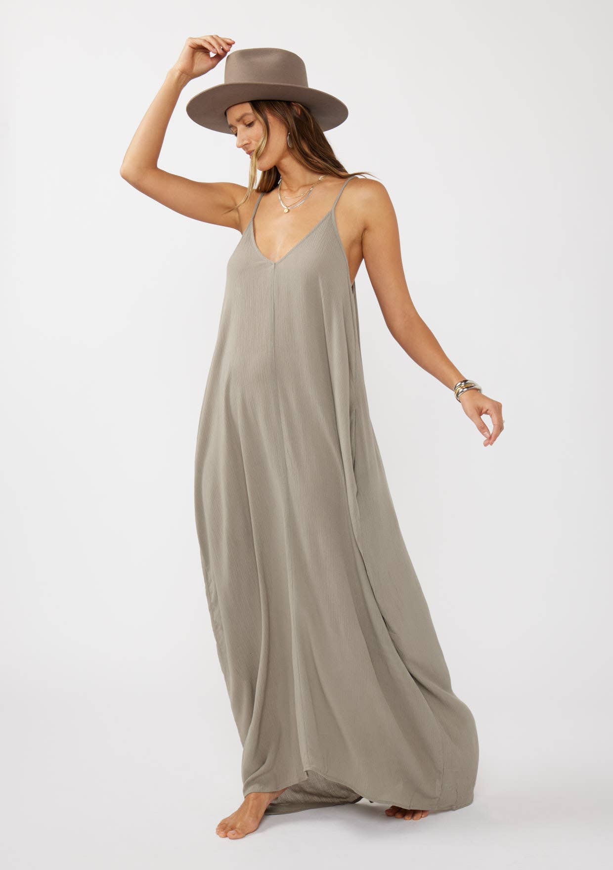 *Coming soon!* The Original V-Neck Cocoon Maxi Dress with Pockets