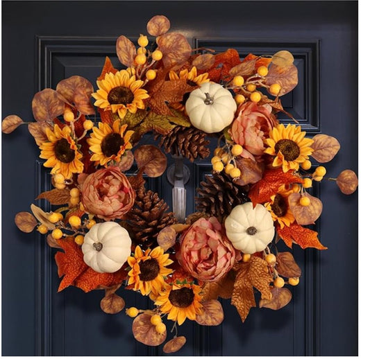 Fall Faux Floral Wreath Workshop