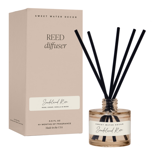 Sandalwood Rose Reed Diffuser - Gift & Home Decor