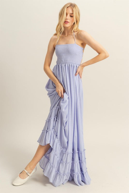 Paradise Maxi Dress-Lilac