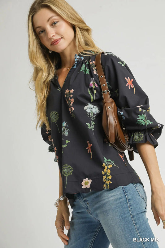 Midnight Garden Top