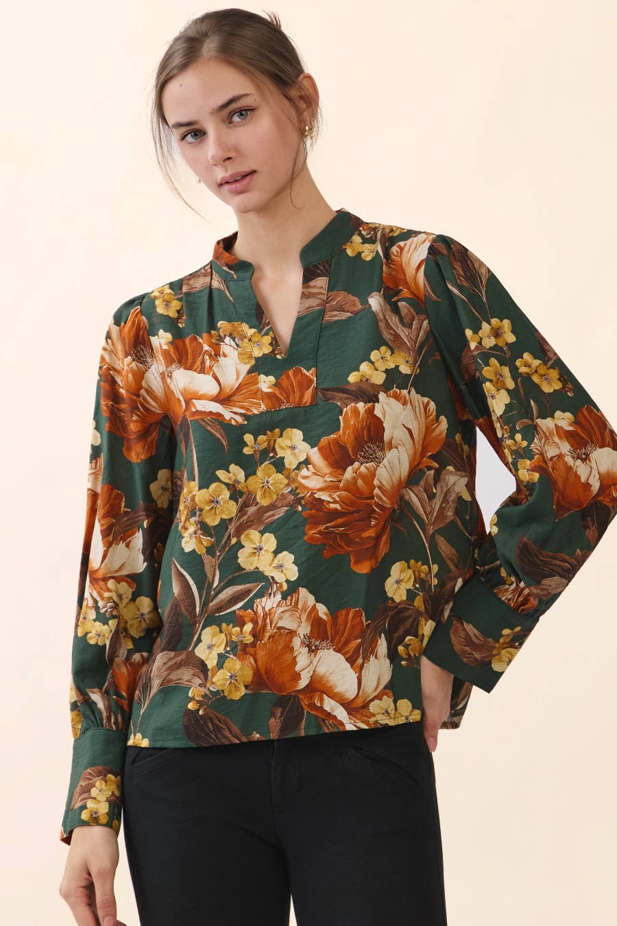 Floral Print Blouse