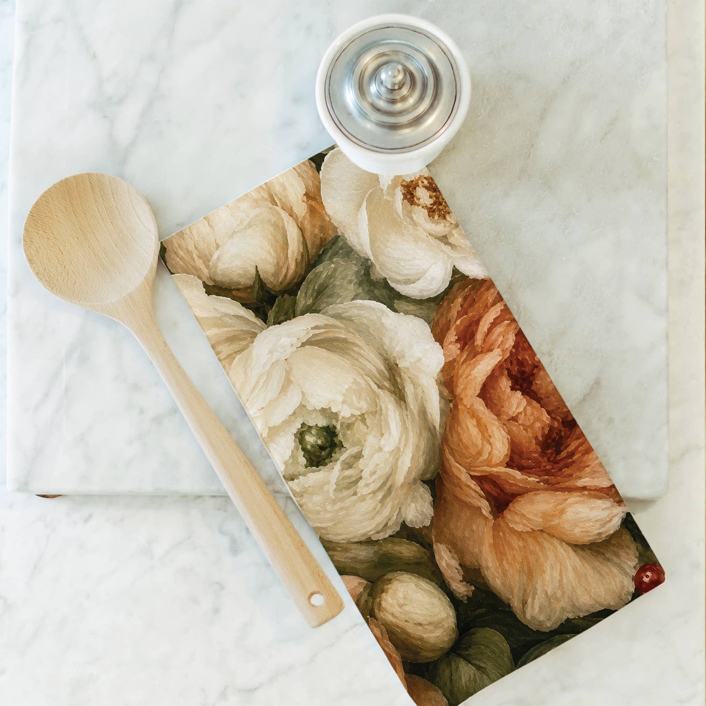 Fall Florals Tea Towel