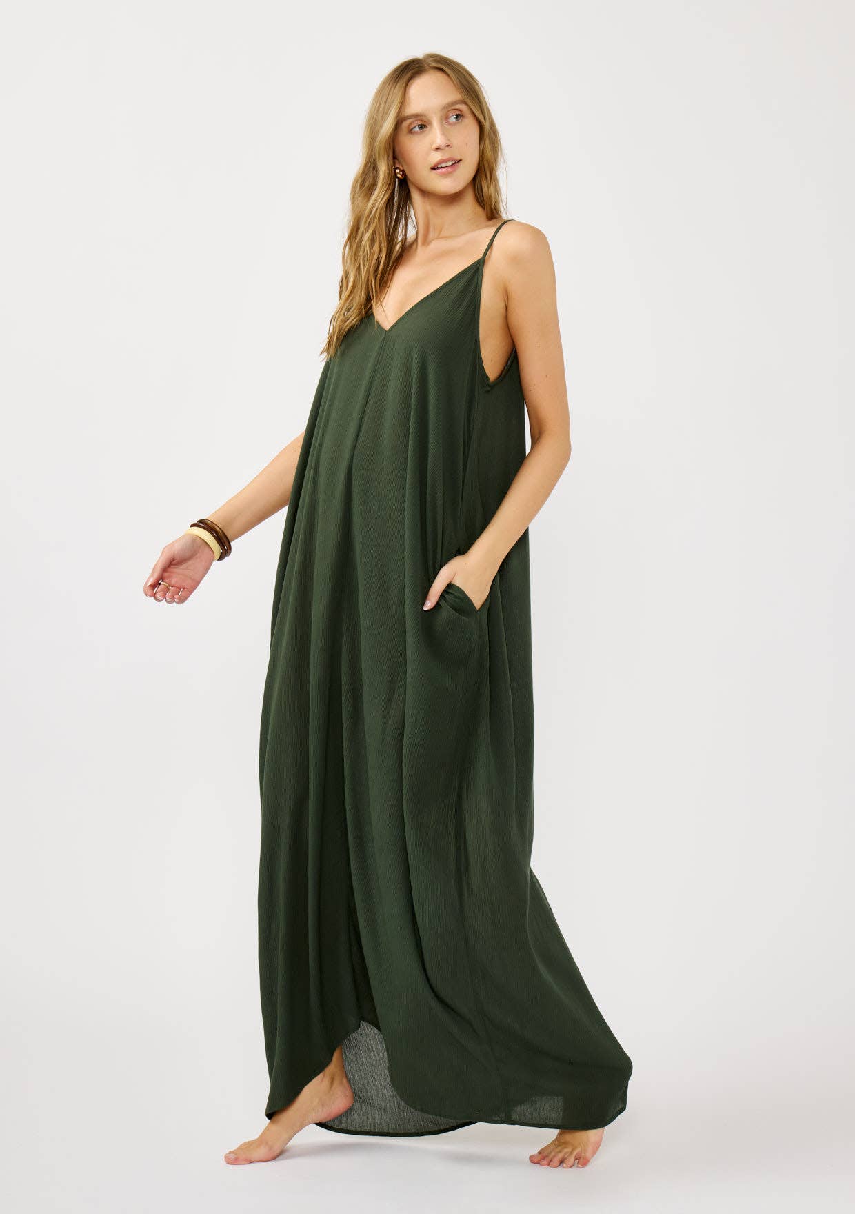 *Coming soon!* The Original V-Neck Cocoon Maxi Dress with Pockets