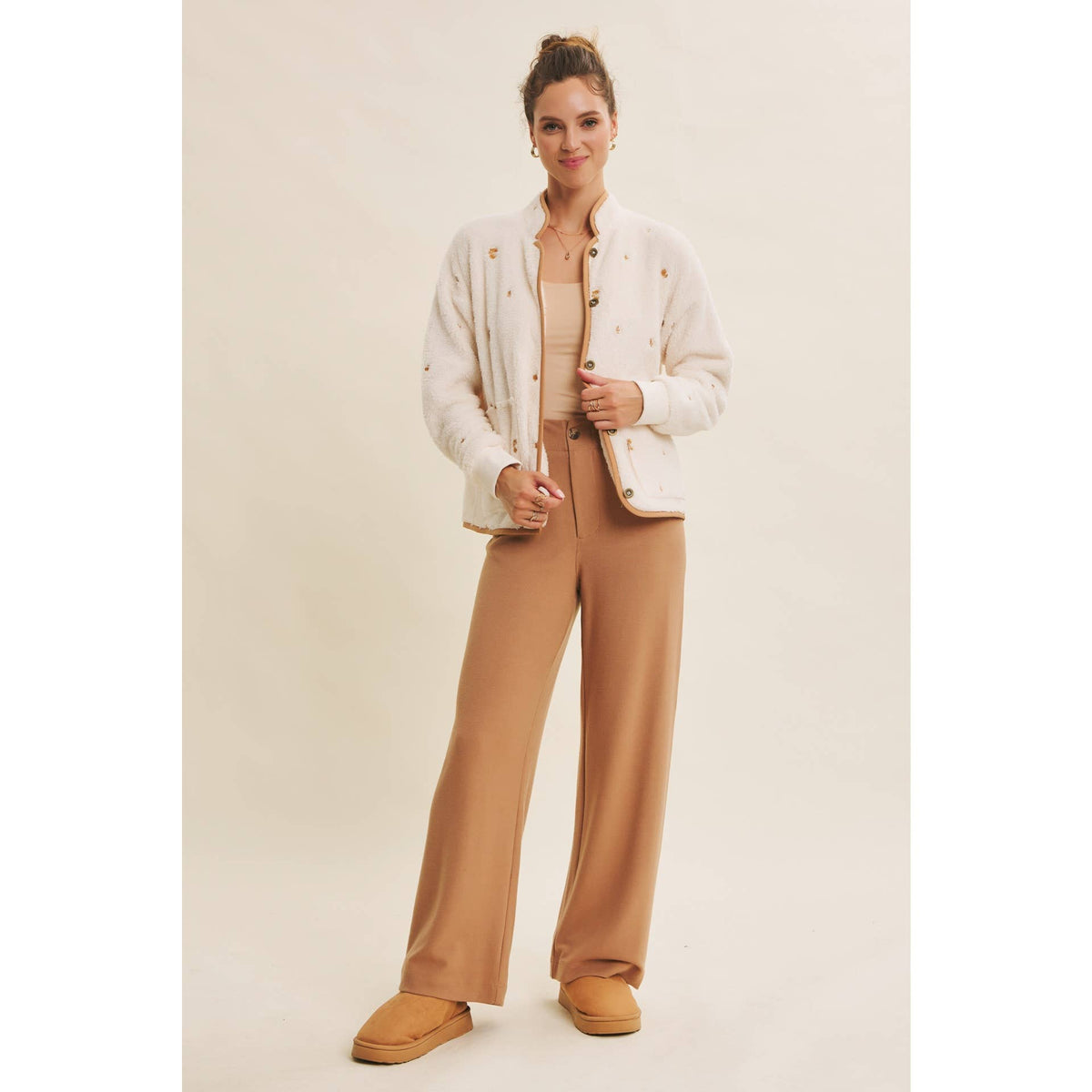 SOFT THERMAL CLEAN STRAIGHT LEG EVERYDAY PANTS