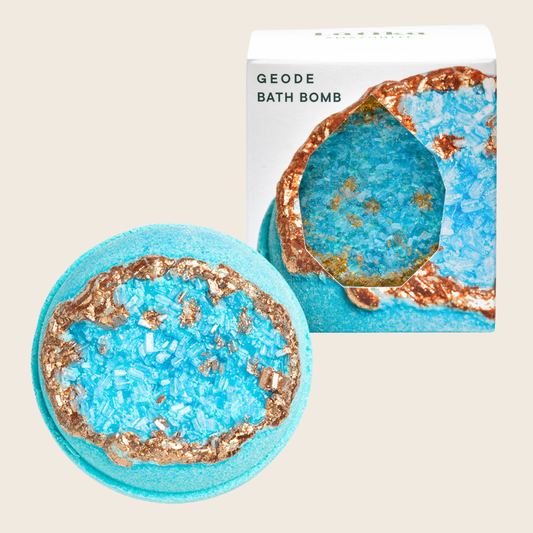 Amazonite Geode Bath Bomb – Ocean & Sea Salt Soak