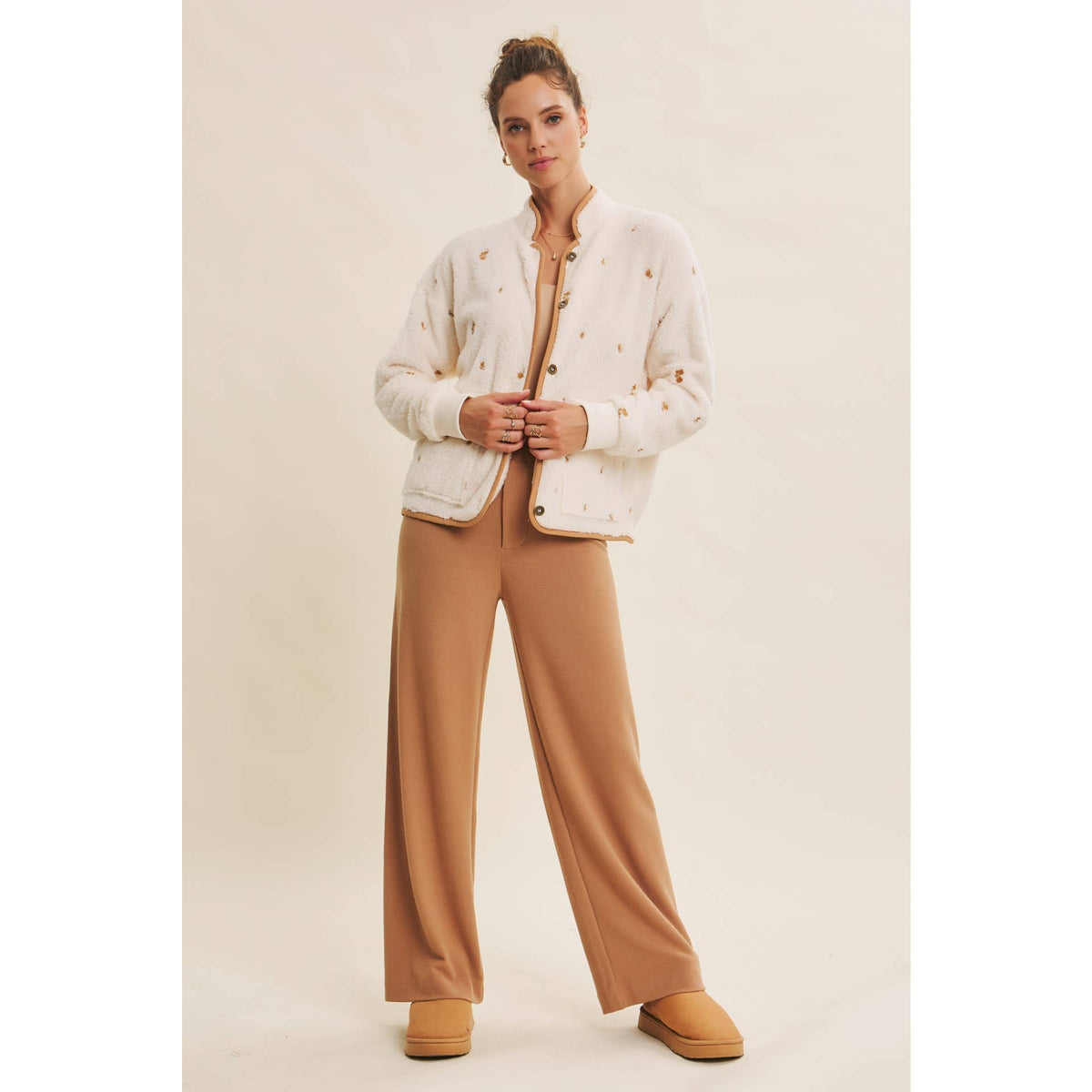 SOFT THERMAL CLEAN STRAIGHT LEG EVERYDAY PANTS