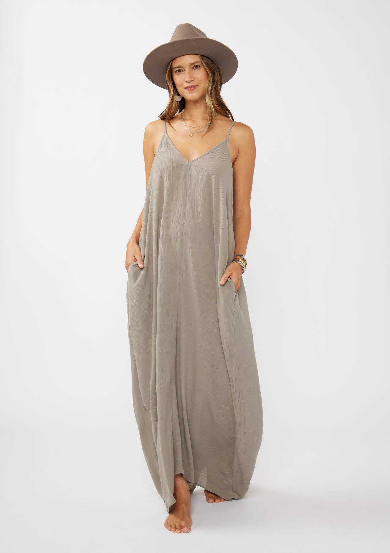 *Coming soon!* The Original V-Neck Cocoon Maxi Dress with Pockets