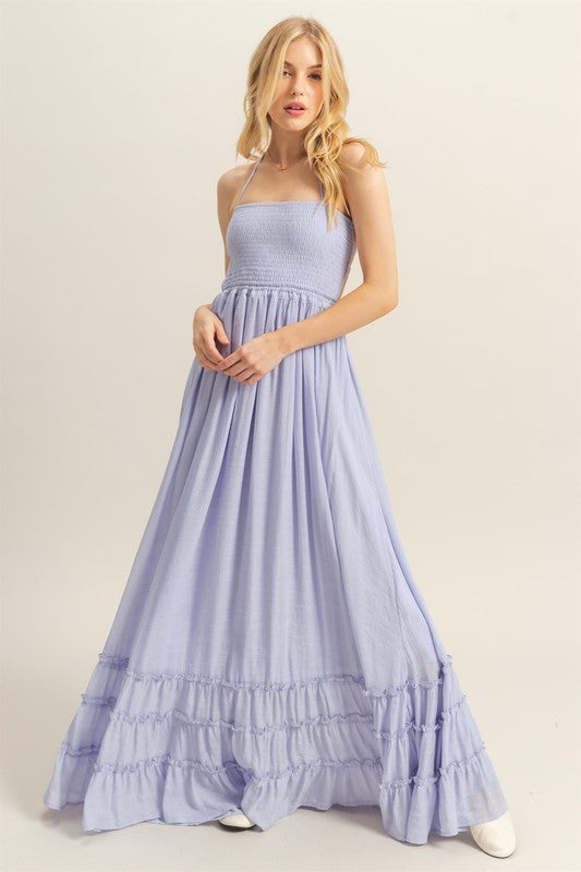 Paradise Maxi Dress-Lilac