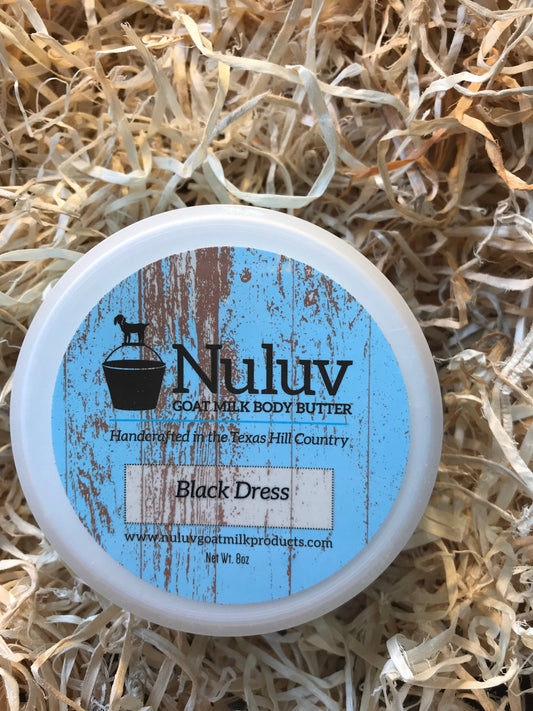 Nuluv Goat Milk Body Butter 8-oz. Jar: Black Dress