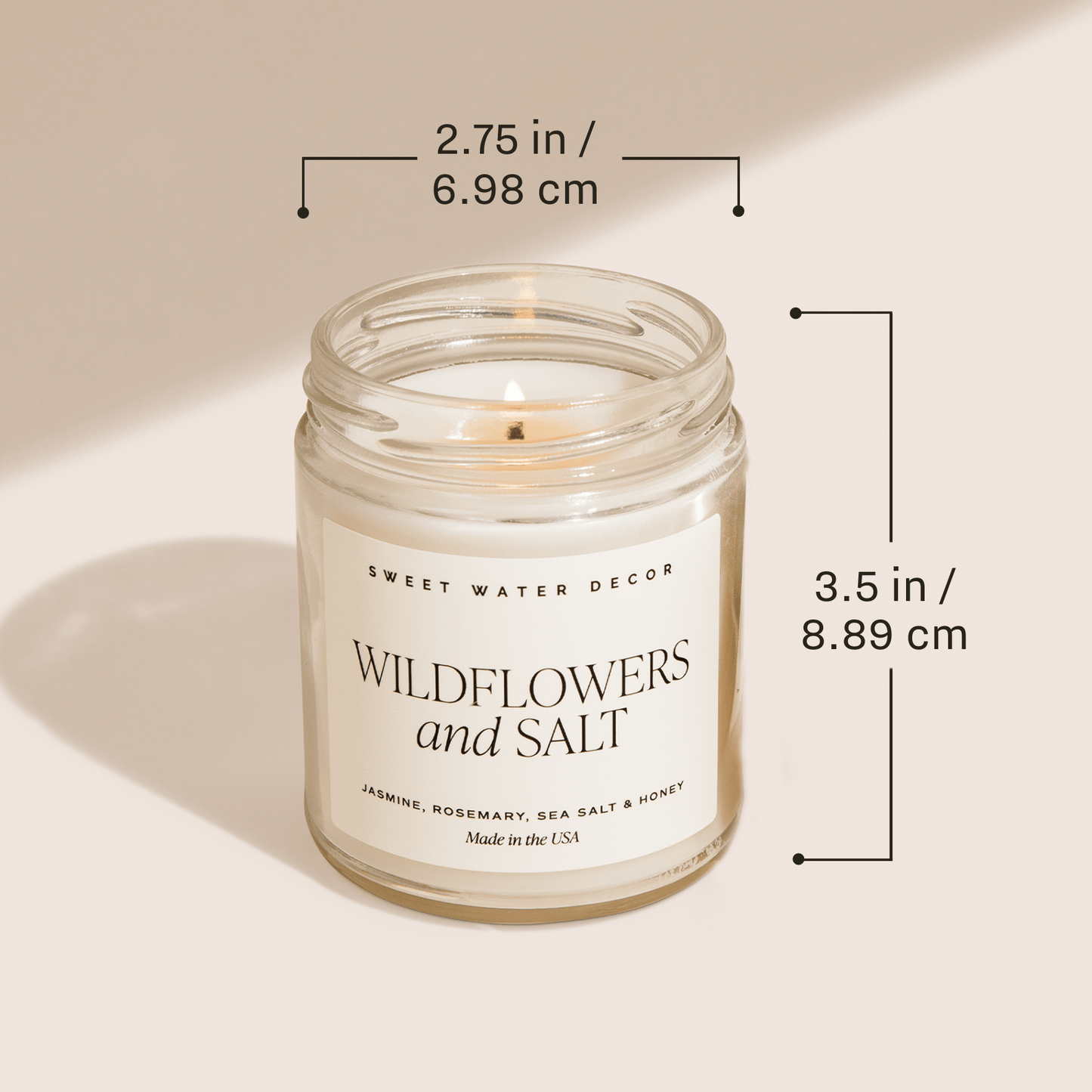 Pumpkin Spice Soy Candle - Patterned 9 oz - Clear Jar