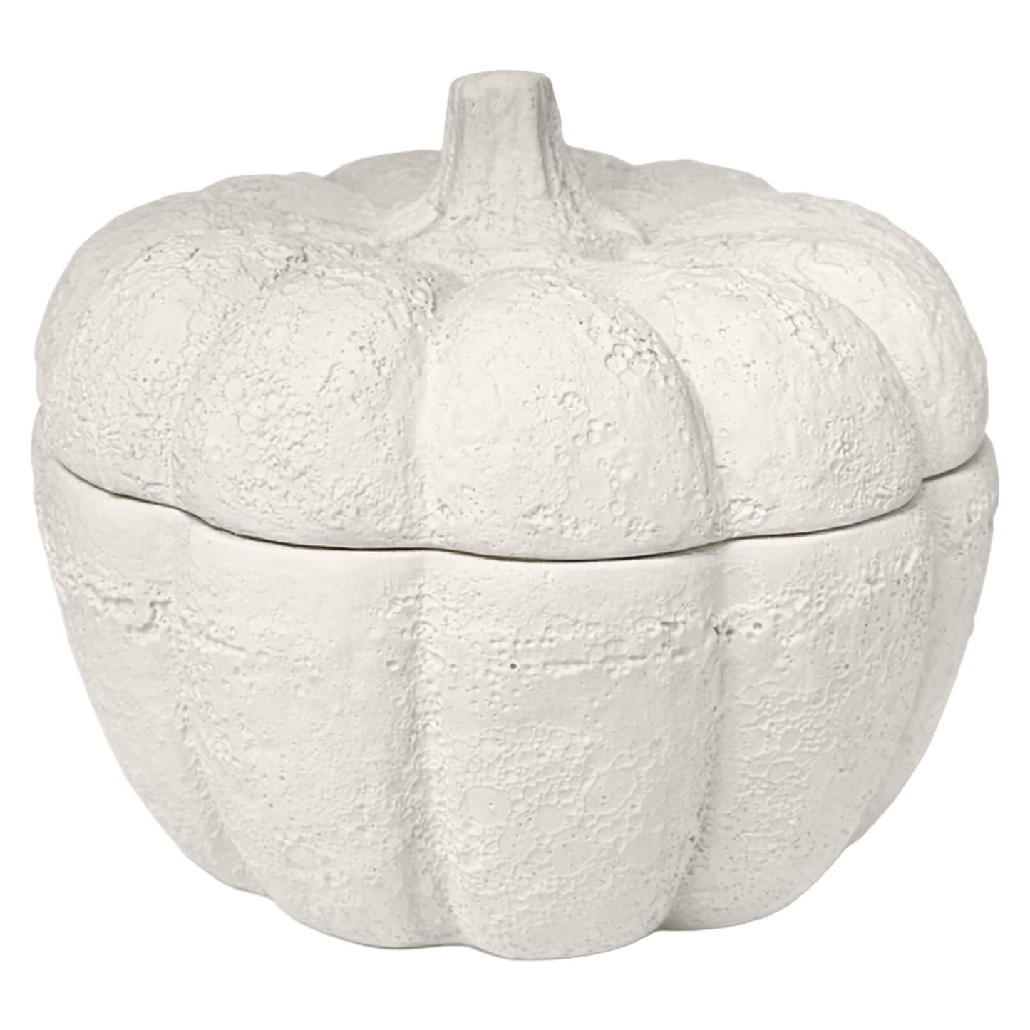 Cashmere and Vanilla Soy Candle - Cement Pumpkin Jar - 13.5 oz