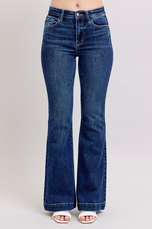 Judy Blue Dark Wash Trouser Flares
