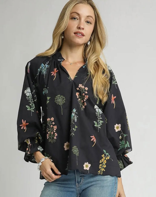 Midnight Garden Top