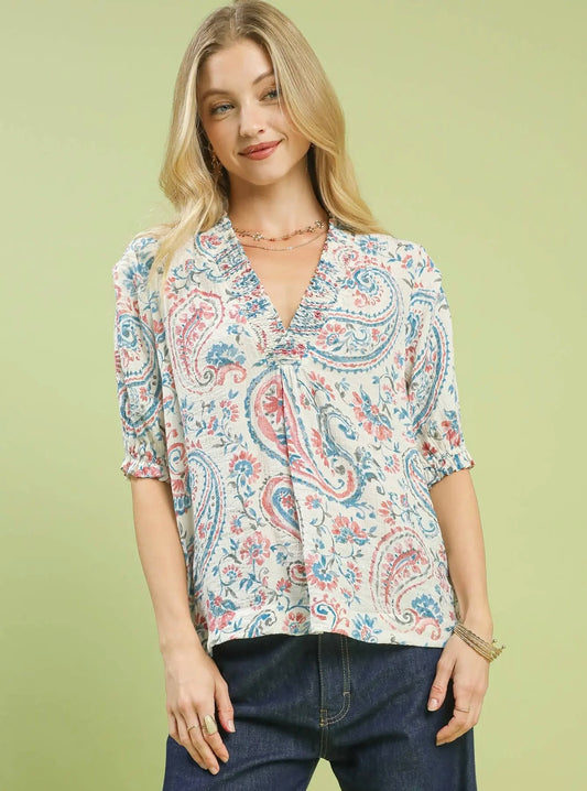Perfectly Paisley Top