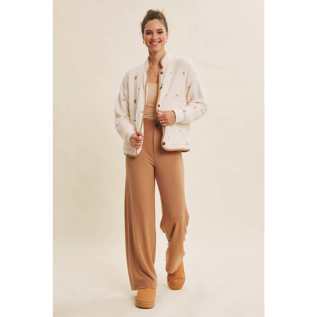 SOFT THERMAL CLEAN STRAIGHT LEG EVERYDAY PANTS