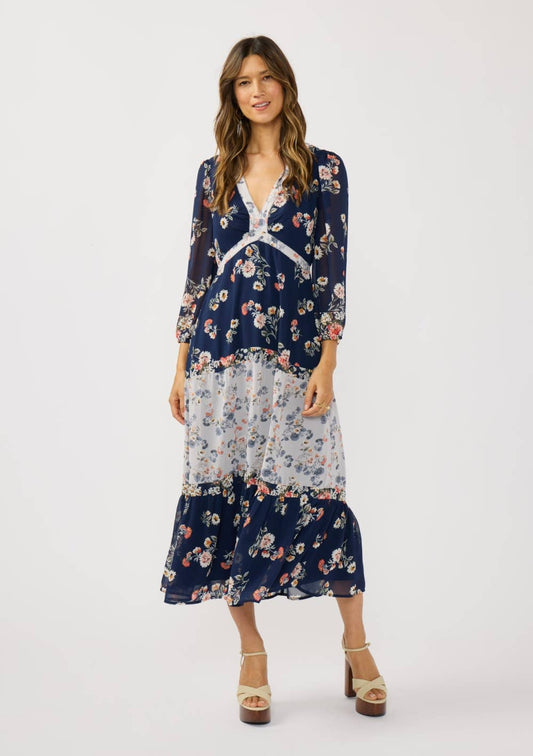 Floral Tiered Maxi Dress