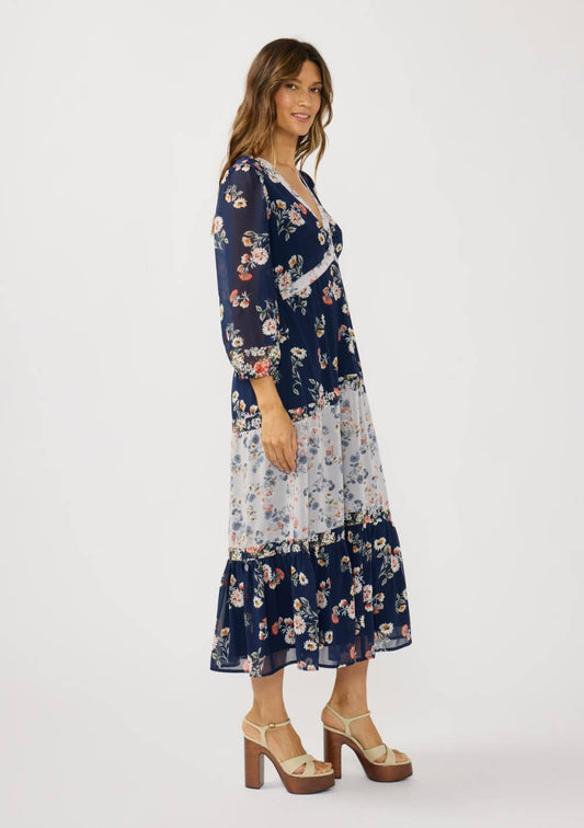 Floral Tiered Maxi Dress