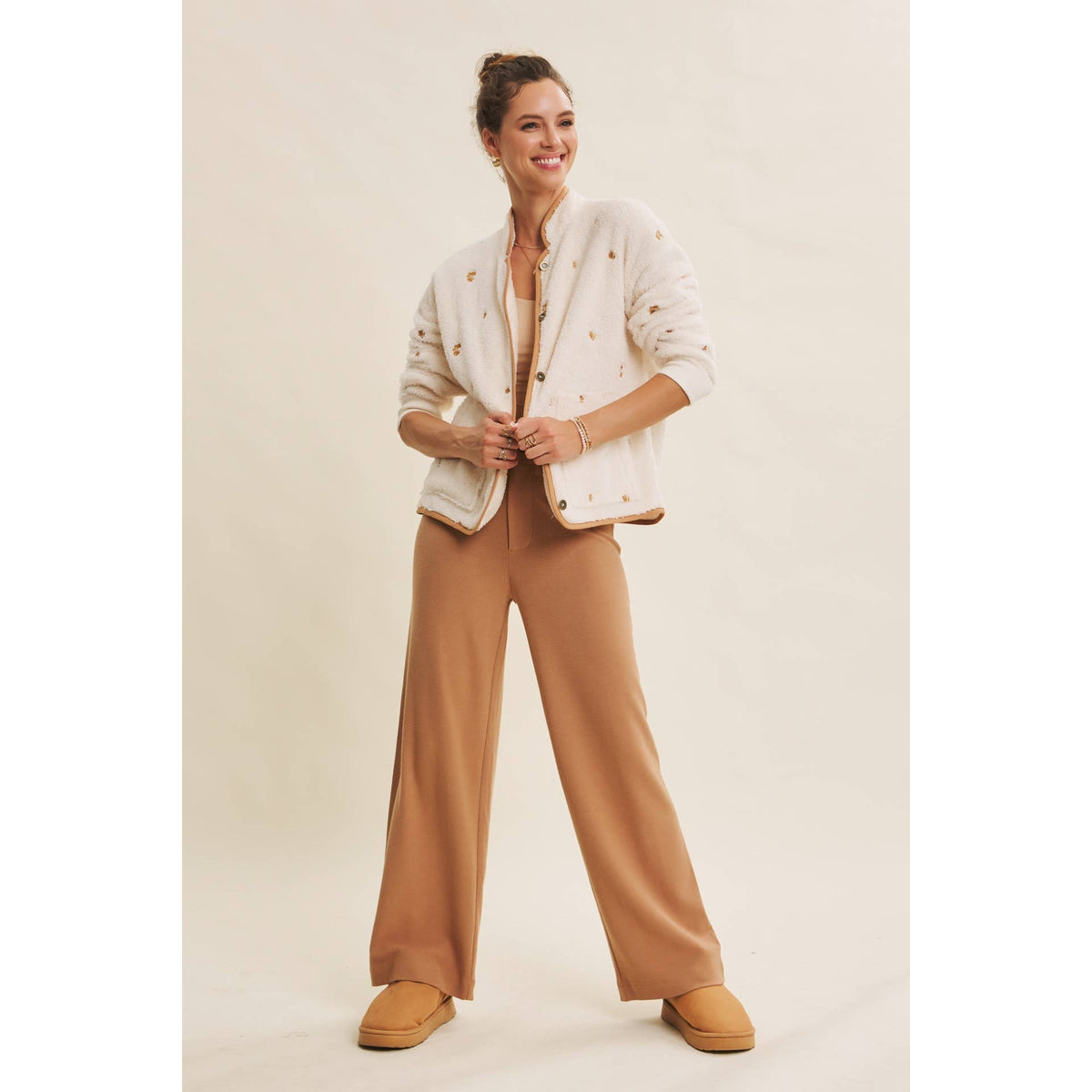 SOFT THERMAL CLEAN STRAIGHT LEG EVERYDAY PANTS