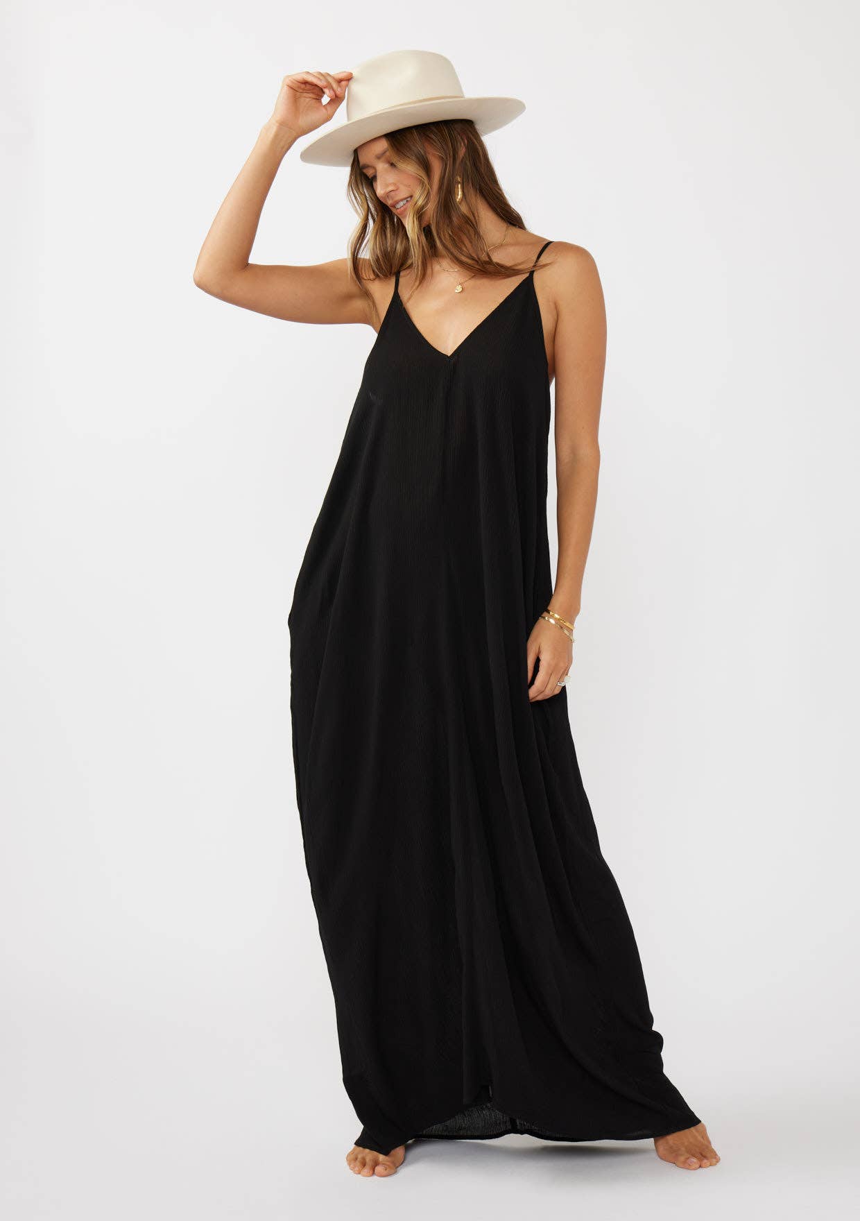 *Coming soon!* The Original V-Neck Cocoon Maxi Dress with Pockets