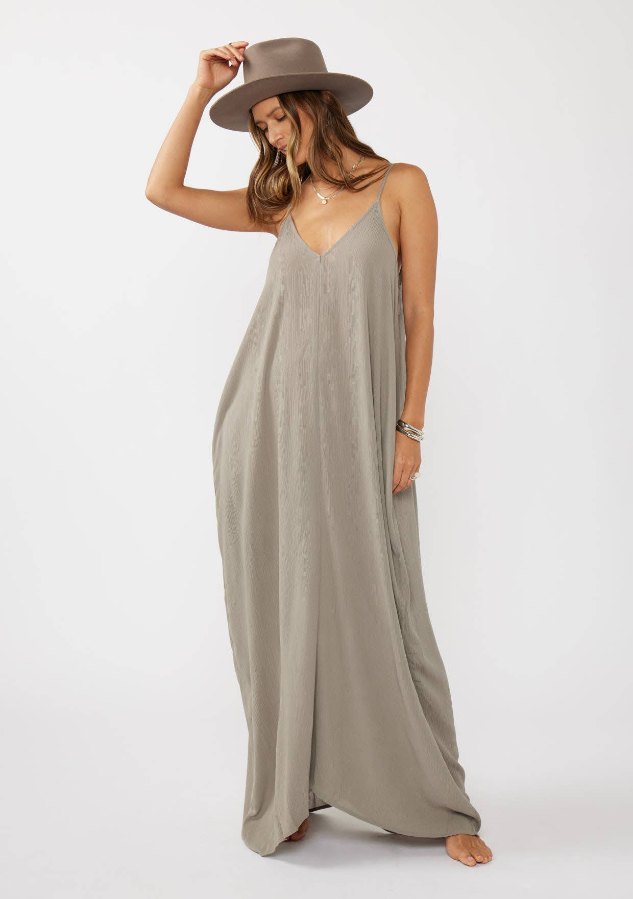 *Coming soon!* The Original V-Neck Cocoon Maxi Dress with Pockets