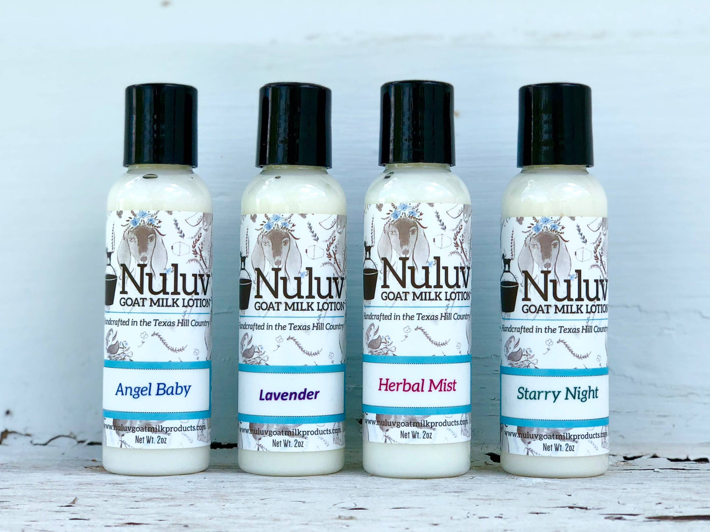 Nuluv Goat Milk Travel Size Lotion - 2oz bottle: Lavender, Black Dress