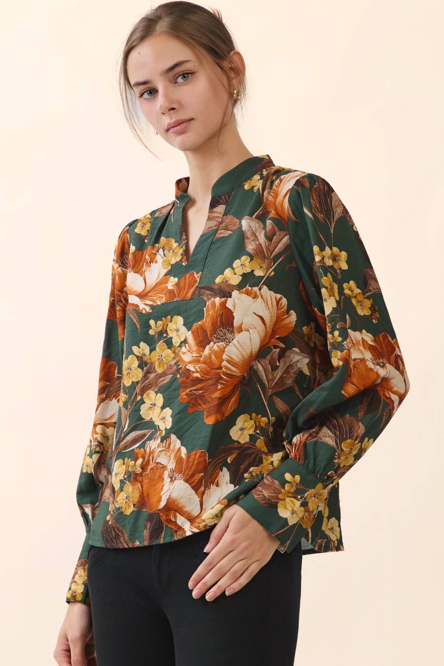 Floral Print Blouse